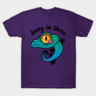 Hang In There Colorful Gecko T-Shirt